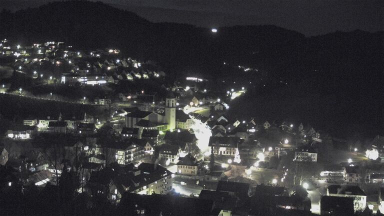 Dieses Bild zeigt eine Webcam-Aufnahme von Ottenhöfen, aufgenommen am Mittwoch, den 17.12.2025 um 06:50 Uhr