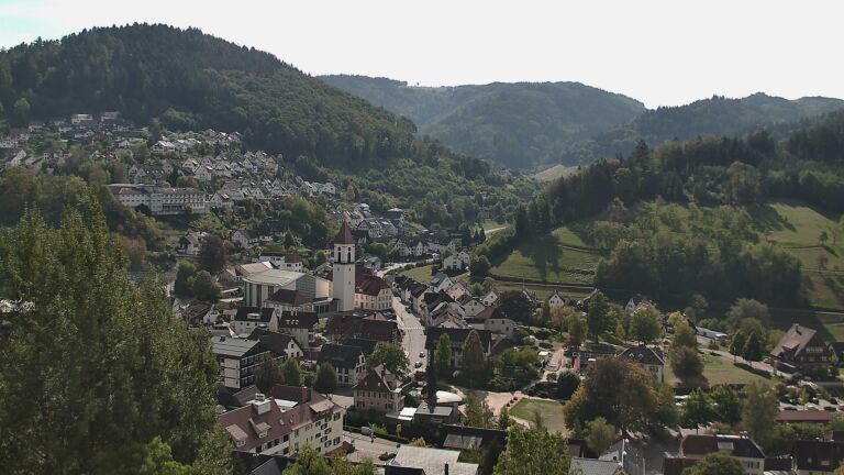 Dieses Bild zeigt eine Webcam-Aufnahme von Ottenhöfen, aufgenommen am Dienstag, den 29.09.2026 um 12:20 Uhr