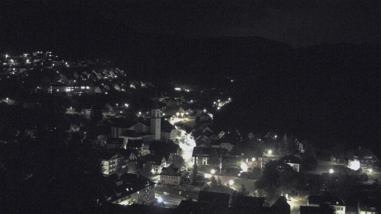 Dieses Bild zeigt eine Webcam-Aufnahme von Ottenhöfen, aufgenommen am Freitag, den 15.05.2026 um 23:30 Uhr