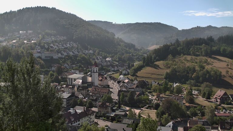 Dieses Bild zeigt eine Webcam-Aufnahme von Ottenhöfen, aufgenommen am Mittwoch, den 26.08.2026 um 10:50 Uhr