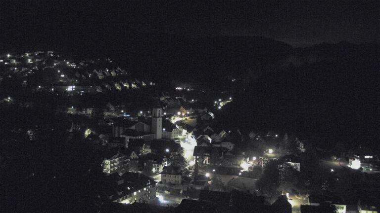 Dieses Bild zeigt eine Webcam-Aufnahme von Ottenhöfen, aufgenommen am Donnerstag, den 08.10.2026 um 23:30 Uhr