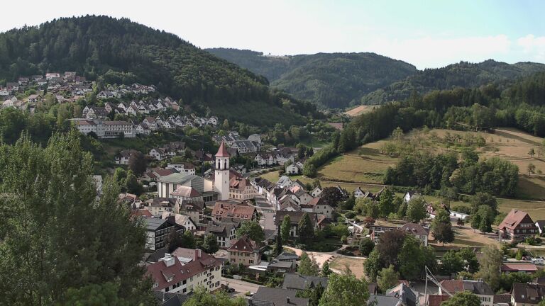 Dieses Bild zeigt eine Webcam-Aufnahme von Ottenhöfen, aufgenommen am Mittwoch, den 05.08.2026 um 09:40 Uhr