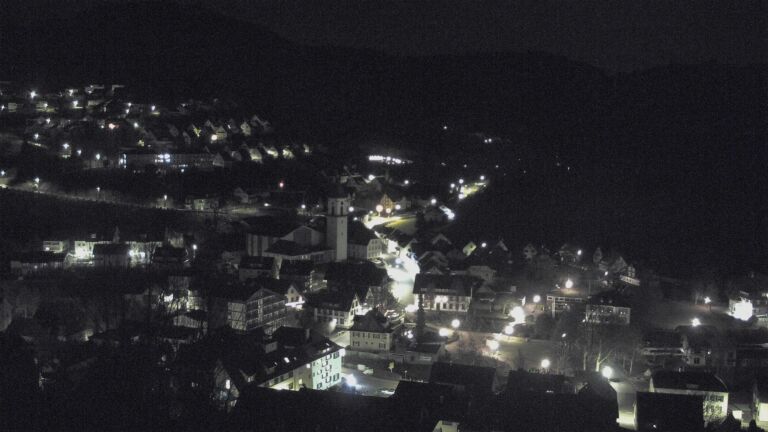 Dieses Bild zeigt eine Webcam-Aufnahme von Ottenhöfen, aufgenommen am Freitag, den 19.12.2025 um 03:00 Uhr