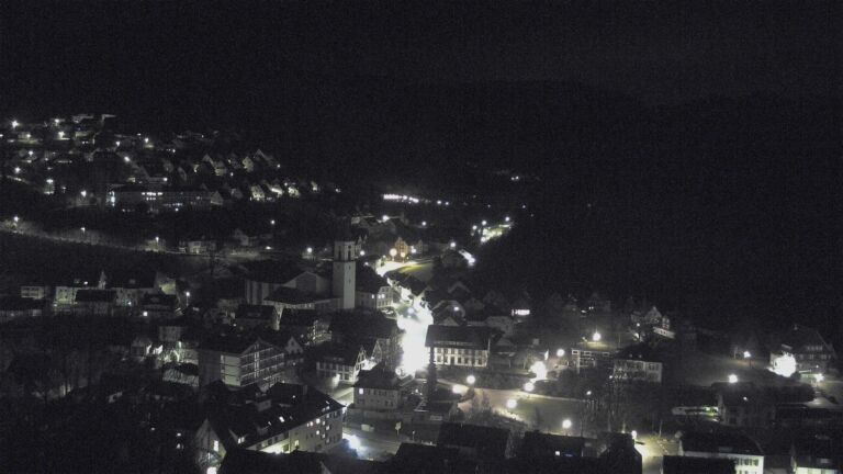 Dieses Bild zeigt eine Webcam-Aufnahme von Ottenhöfen, aufgenommen am Sonntag, den 22.02.2026 um 00:30 Uhr