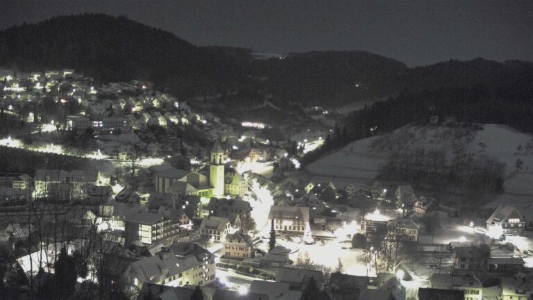 Dieses Bild zeigt eine Webcam-Aufnahme von Ottenhöfen, aufgenommen am Mittwoch, den 07.01.2026 um 05:40 Uhr