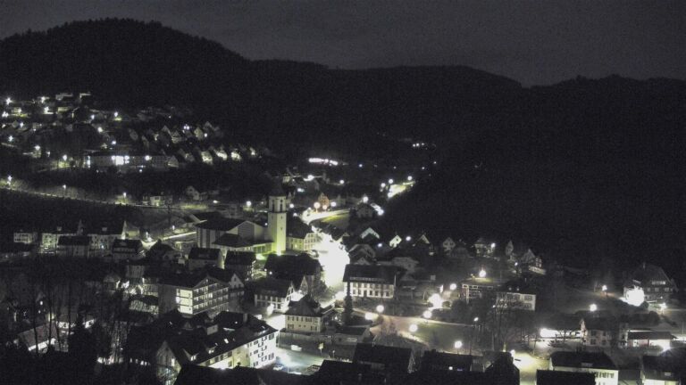 Dieses Bild zeigt eine Webcam-Aufnahme von Ottenhöfen, aufgenommen am Samstag, den 28.02.2026 um 06:10 Uhr