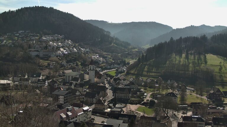 Dieses Bild zeigt eine Webcam-Aufnahme von Ottenhöfen, aufgenommen am Donnerstag, den 26.02.2026 um 12:40 Uhr