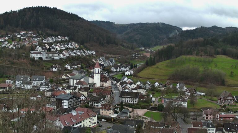 Dieses Bild zeigt eine Webcam-Aufnahme von Ottenhöfen, aufgenommen am Samstag, den 14.03.2026 um 14:50 Uhr