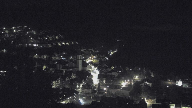 Dieses Bild zeigt eine Webcam-Aufnahme von Ottenhöfen, aufgenommen am Dienstag, den 13.10.2026 um 23:30 Uhr