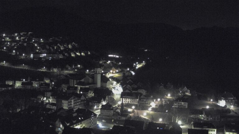 Dieses Bild zeigt eine Webcam-Aufnahme von Ottenhöfen, aufgenommen am Dienstag, den 10.02.2026 um 00:30 Uhr