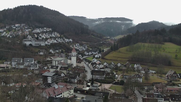 Dieses Bild zeigt eine Webcam-Aufnahme von Ottenhöfen, aufgenommen am Samstag, den 31.01.2026 um 10:40 Uhr