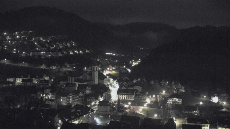Dieses Bild zeigt eine Webcam-Aufnahme von Ottenhöfen, aufgenommen am Dienstag, den 31.03.2026 um 01:00 Uhr