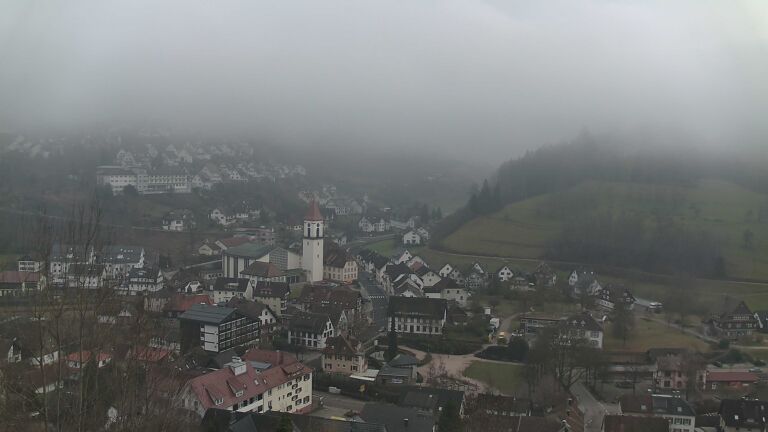 Dieses Bild zeigt eine Webcam-Aufnahme von Ottenhöfen, aufgenommen am Mittwoch, den 04.02.2026 um 16:20 Uhr