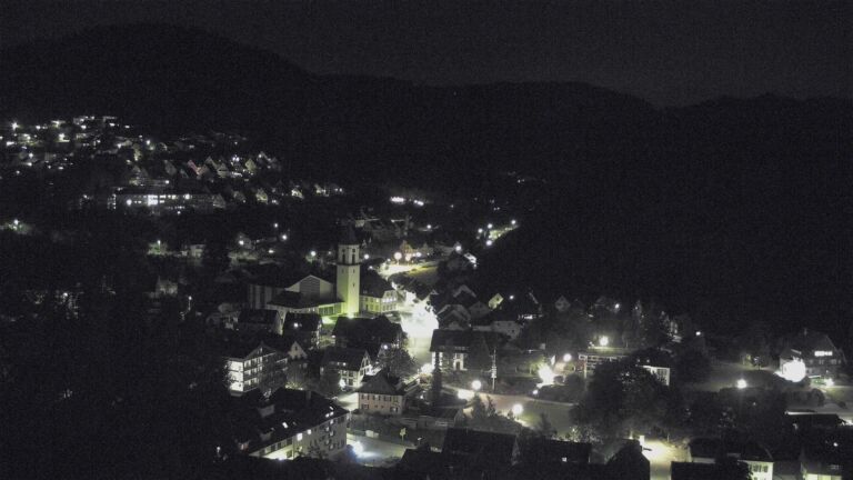 Dieses Bild zeigt eine Webcam-Aufnahme von Ottenhöfen, aufgenommen am Dienstag, den 12.05.2026 um 22:30 Uhr