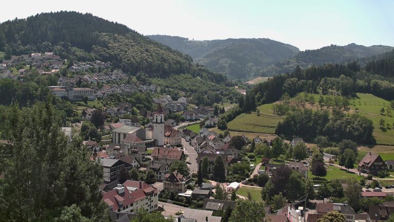 Dieses Bild zeigt eine Webcam-Aufnahme von Ottenhöfen, aufgenommen am Montag, den 22.06.2026 um 12:40 Uhr
