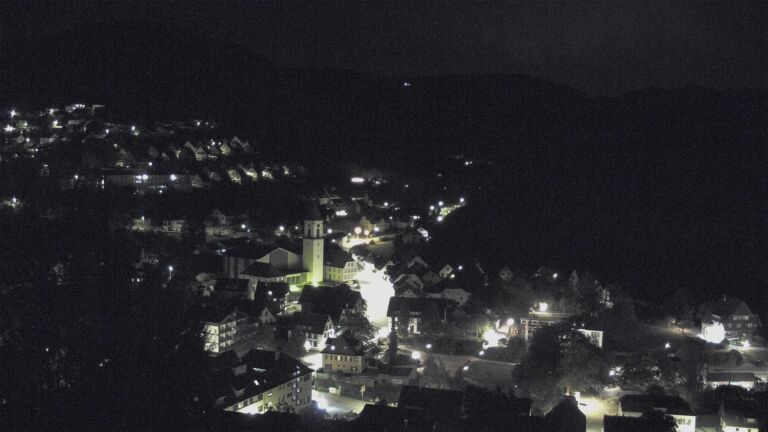Dieses Bild zeigt eine Webcam-Aufnahme von Ottenhöfen, aufgenommen am Donnerstag, den 24.09.2026 um 05:40 Uhr