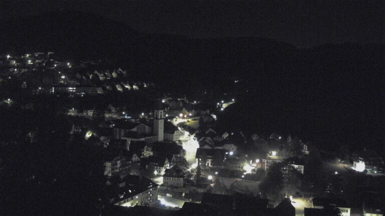 Dieses Bild zeigt eine Webcam-Aufnahme von Ottenhöfen, aufgenommen am Donnerstag, den 15.10.2026 um 02:30 Uhr