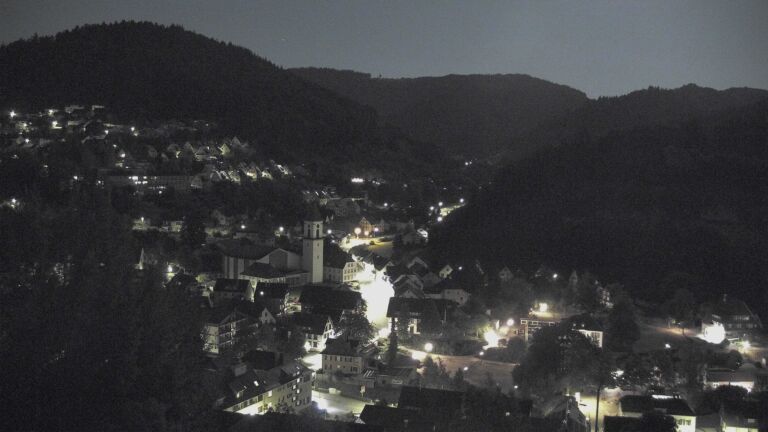 Dieses Bild zeigt eine Webcam-Aufnahme von Ottenhöfen, aufgenommen am Donnerstag, den 30.07.2026 um 02:00 Uhr