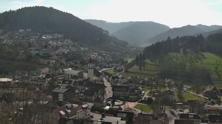 Dieses Bild zeigt eine Webcam-Aufnahme von Ottenhöfen, aufgenommen am Donnerstag, den 19.03.2026 um 12:00 Uhr