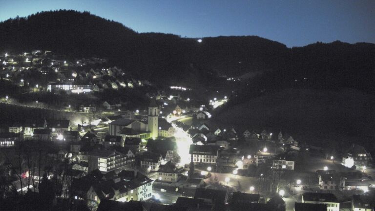 Dieses Bild zeigt eine Webcam-Aufnahme von Ottenhöfen, aufgenommen am Dienstag, den 27.01.2026 um 07:00 Uhr