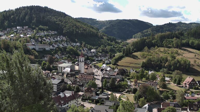 Dieses Bild zeigt eine Webcam-Aufnahme von Ottenhöfen, aufgenommen am Samstag, den 29.08.2026 um 10:40 Uhr