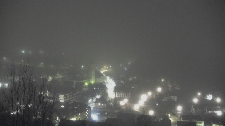 Dieses Bild zeigt eine Webcam-Aufnahme von Ottenhöfen, aufgenommen am Freitag, den 20.02.2026 um 06:20 Uhr