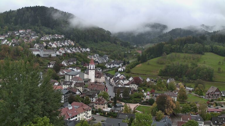 Dieses Bild zeigt eine Webcam-Aufnahme von Ottenhöfen, aufgenommen am Mittwoch, den 21.10.2026 um 11:10 Uhr