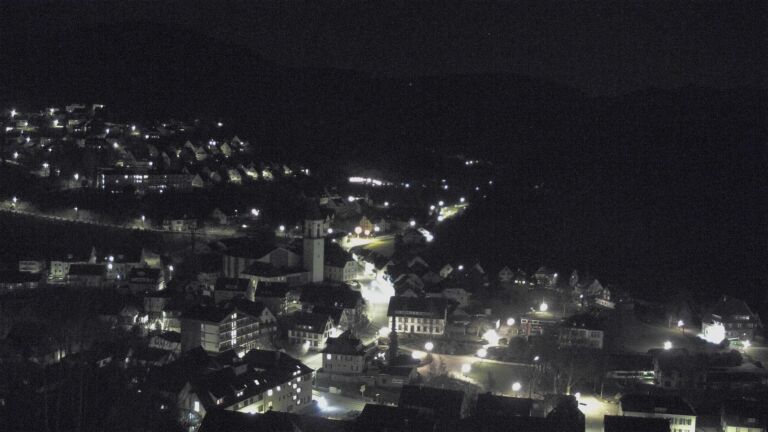 Dieses Bild zeigt eine Webcam-Aufnahme von Ottenhöfen, aufgenommen am Dienstag, den 17.03.2026 um 23:30 Uhr
