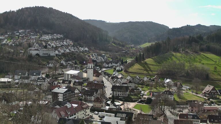 Dieses Bild zeigt eine Webcam-Aufnahme von Ottenhöfen, aufgenommen am Freitag, den 13.03.2026 um 11:00 Uhr