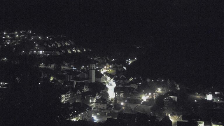 Dieses Bild zeigt eine Webcam-Aufnahme von Ottenhöfen, aufgenommen am Dienstag, den 13.10.2026 um 23:00 Uhr