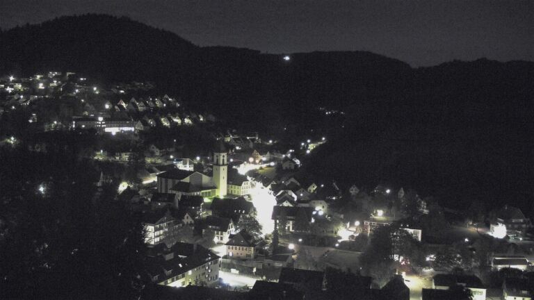 Dieses Bild zeigt eine Webcam-Aufnahme von Ottenhöfen, aufgenommen am Dienstag, den 13.10.2026 um 06:40 Uhr