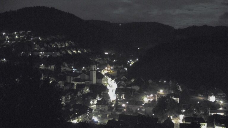 Dieses Bild zeigt eine Webcam-Aufnahme von Ottenhöfen, aufgenommen am Montag, den 31.08.2026 um 03:00 Uhr