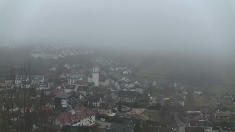 Dieses Bild zeigt eine Webcam-Aufnahme von Ottenhöfen, aufgenommen am Montag, den 22.12.2025 um 08:30 Uhr