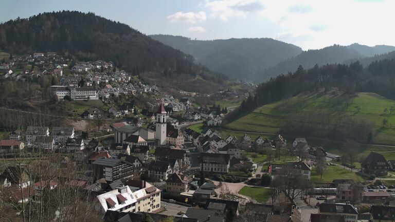 Dieses Bild zeigt eine Webcam-Aufnahme von Ottenhöfen, aufgenommen am Sonntag, den 22.03.2026 um 14:30 Uhr