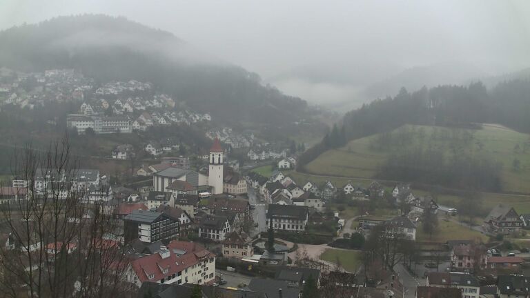 Dieses Bild zeigt eine Webcam-Aufnahme von Ottenhöfen, aufgenommen am Donnerstag, den 29.01.2026 um 10:20 Uhr