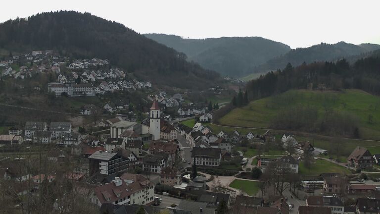 Dieses Bild zeigt eine Webcam-Aufnahme von Ottenhöfen, aufgenommen am Samstag, den 21.03.2026 um 09:40 Uhr