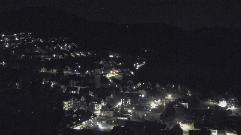 Dieses Bild zeigt eine Webcam-Aufnahme von Ottenhöfen, aufgenommen am Donnerstag, den 10.09.2026 um 23:30 Uhr