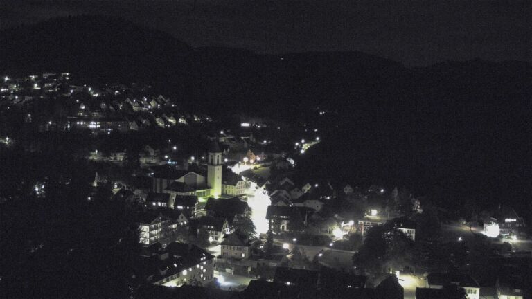 Dieses Bild zeigt eine Webcam-Aufnahme von Ottenhöfen, aufgenommen am Dienstag, den 15.09.2026 um 22:30 Uhr