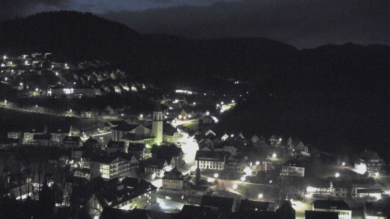 Dieses Bild zeigt eine Webcam-Aufnahme von Ottenhöfen, aufgenommen am Sonntag, den 01.03.2026 um 06:10 Uhr