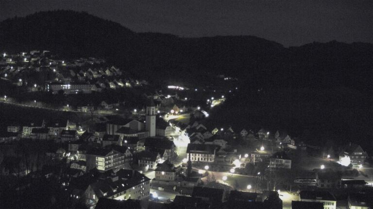 Dieses Bild zeigt eine Webcam-Aufnahme von Ottenhöfen, aufgenommen am Samstag, den 28.02.2026 um 04:00 Uhr