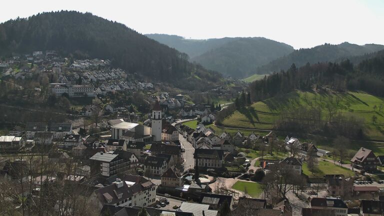 Dieses Bild zeigt eine Webcam-Aufnahme von Ottenhöfen, aufgenommen am Mittwoch, den 18.03.2026 um 11:10 Uhr