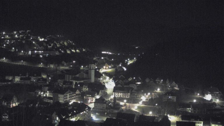 Dieses Bild zeigt eine Webcam-Aufnahme von Ottenhöfen, aufgenommen am Sonntag, den 22.03.2026 um 00:30 Uhr