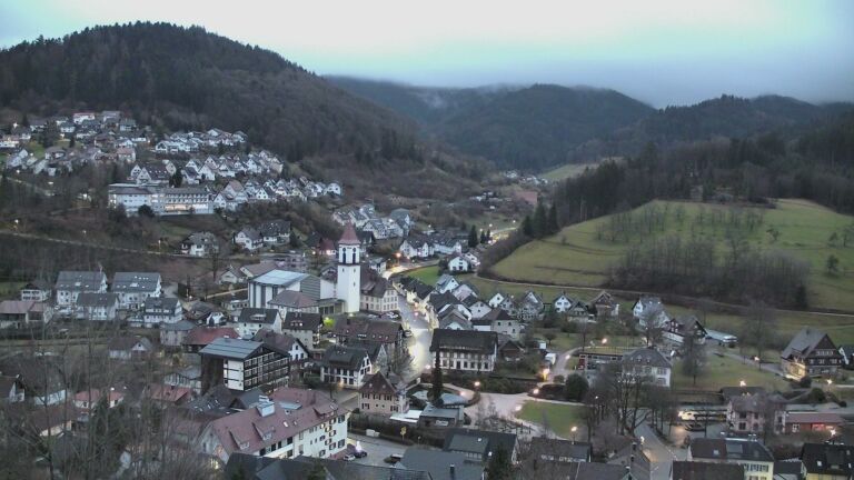 Dieses Bild zeigt eine Webcam-Aufnahme von Ottenhöfen, aufgenommen am Samstag, den 21.02.2026 um 07:10 Uhr