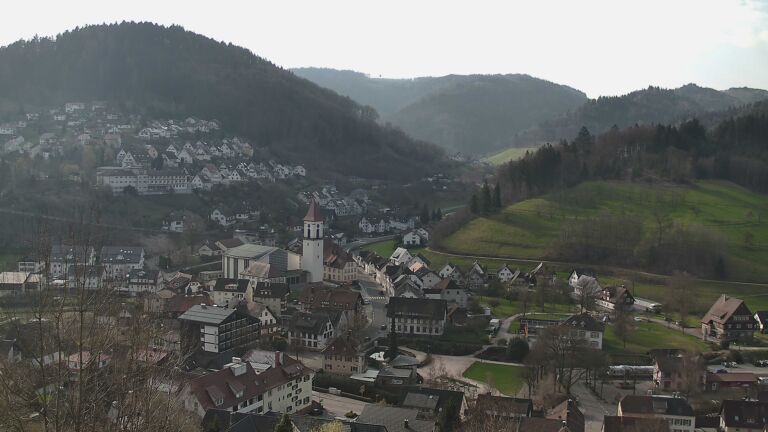 Dieses Bild zeigt eine Webcam-Aufnahme von Ottenhöfen, aufgenommen am Samstag, den 21.03.2026 um 09:10 Uhr