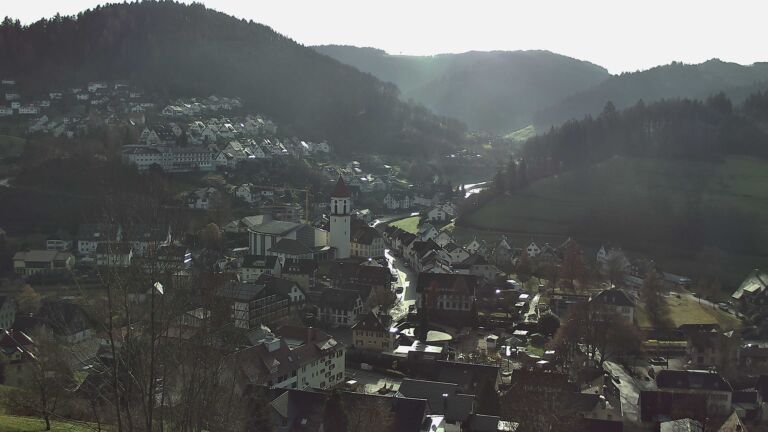 Dieses Bild zeigt eine Webcam-Aufnahme von Ottenhöfen, aufgenommen am Freitag, den 12.12.2025 um 11:30 Uhr