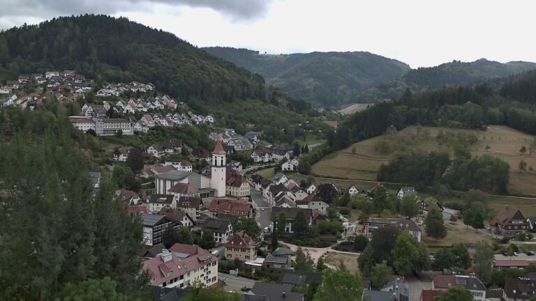 Dieses Bild zeigt eine Webcam-Aufnahme von Ottenhöfen, aufgenommen am Dienstag, den 25.08.2026 um 14:50 Uhr