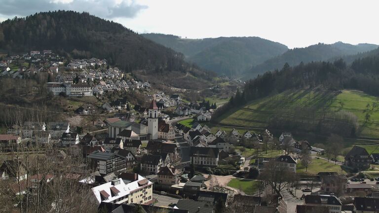 Dieses Bild zeigt eine Webcam-Aufnahme von Ottenhöfen, aufgenommen am Dienstag, den 03.03.2026 um 14:10 Uhr