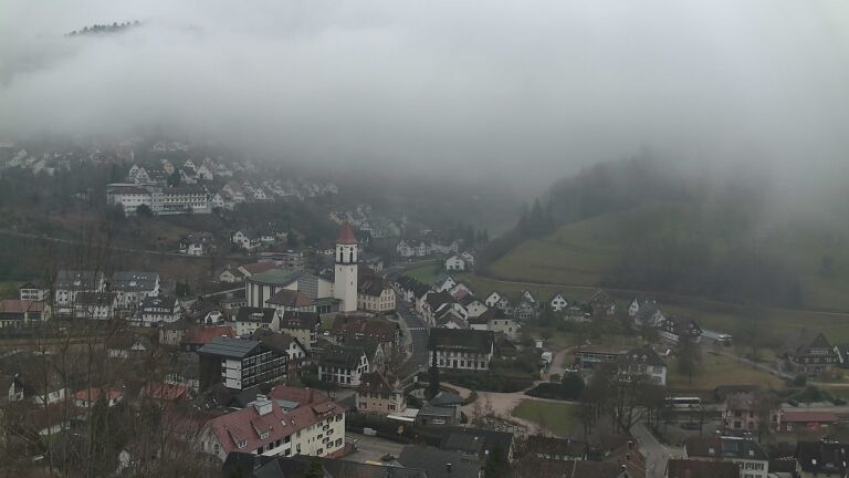 Dieses Bild zeigt eine Webcam-Aufnahme von Ottenhöfen, aufgenommen am Mittwoch, den 04.02.2026 um 15:40 Uhr