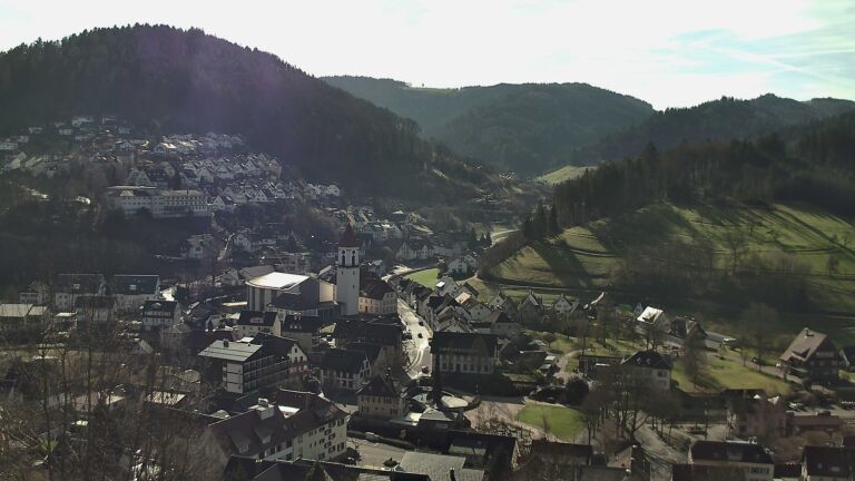 Dieses Bild zeigt eine Webcam-Aufnahme von Ottenhöfen, aufgenommen am Donnerstag, den 26.02.2026 um 10:50 Uhr