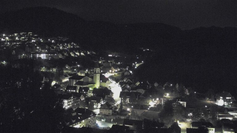 Dieses Bild zeigt eine Webcam-Aufnahme von Ottenhöfen, aufgenommen am Mittwoch, den 07.10.2026 um 20:40 Uhr